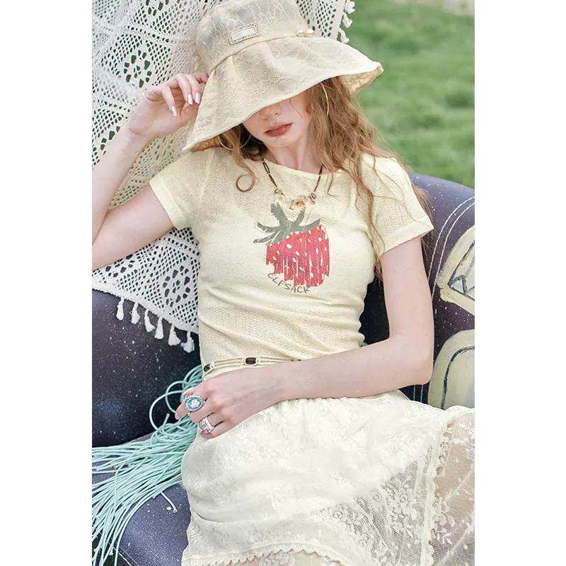ELF SACK Two Piece Skirt Sets Women's-41
