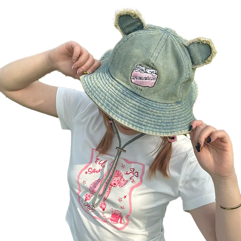 ELF SACK Cotton Bucket Hats Women's-1