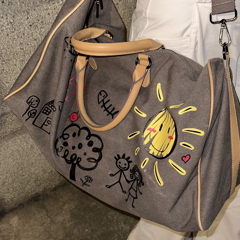 ELF SACK Polyester Shoulder Bag, Crossbody Bag, Handbag Women's Multicolor-12