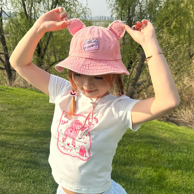 ELF SACK Cotton Bucket Hats Women's-10