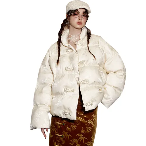 ELF SACK Down Jacket Women's Versatile Pearl White