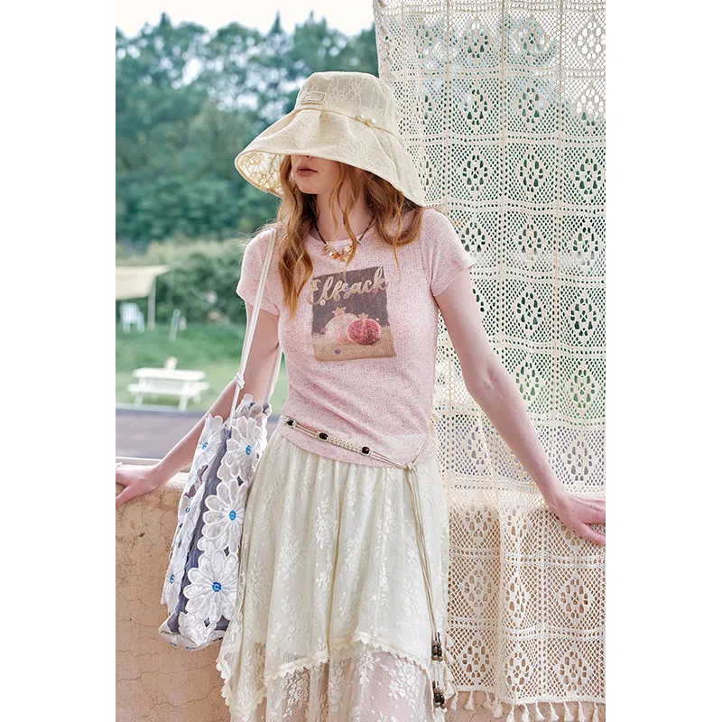 ELF SACK Two Piece Skirt Sets Women's-29