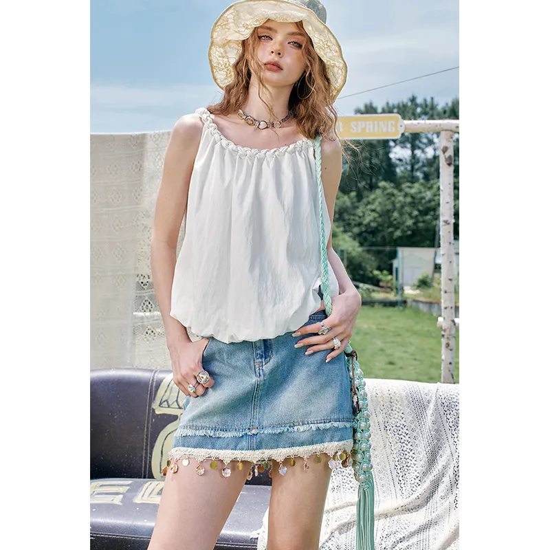 ELF SACK Two Piece Skirt Sets Women's-19