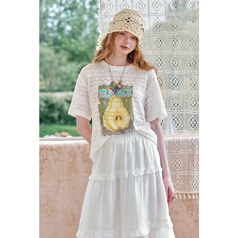 ELF SACK Two Piece Skirt Sets Women's-2