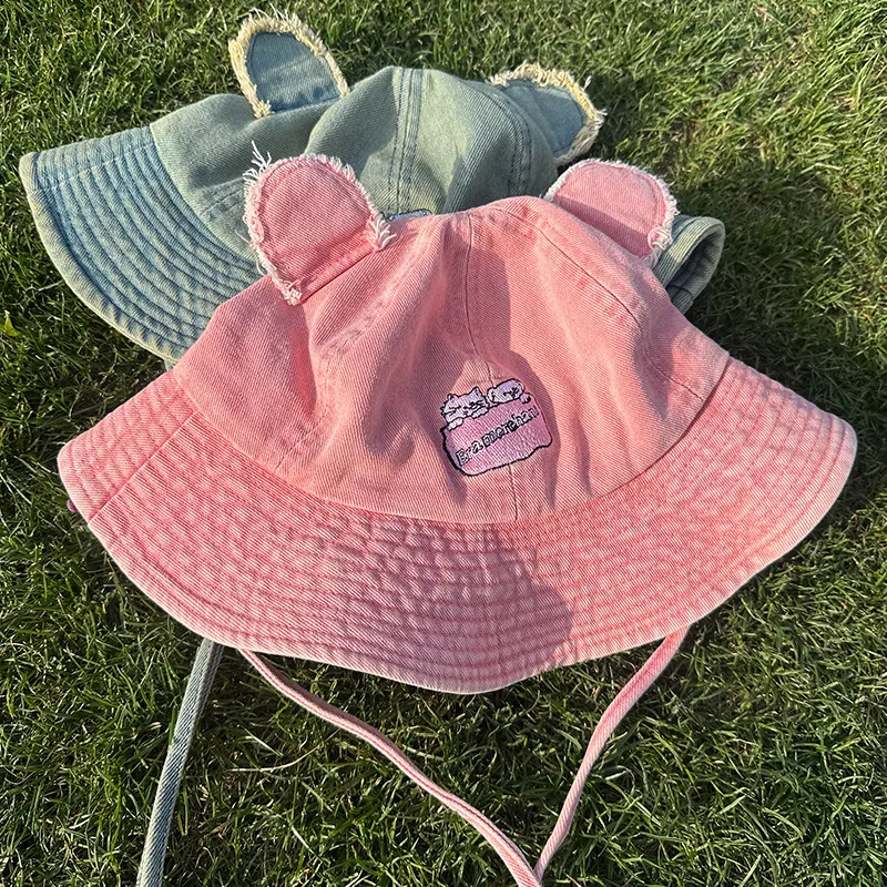 ELF SACK Cotton Bucket Hats Women's-13