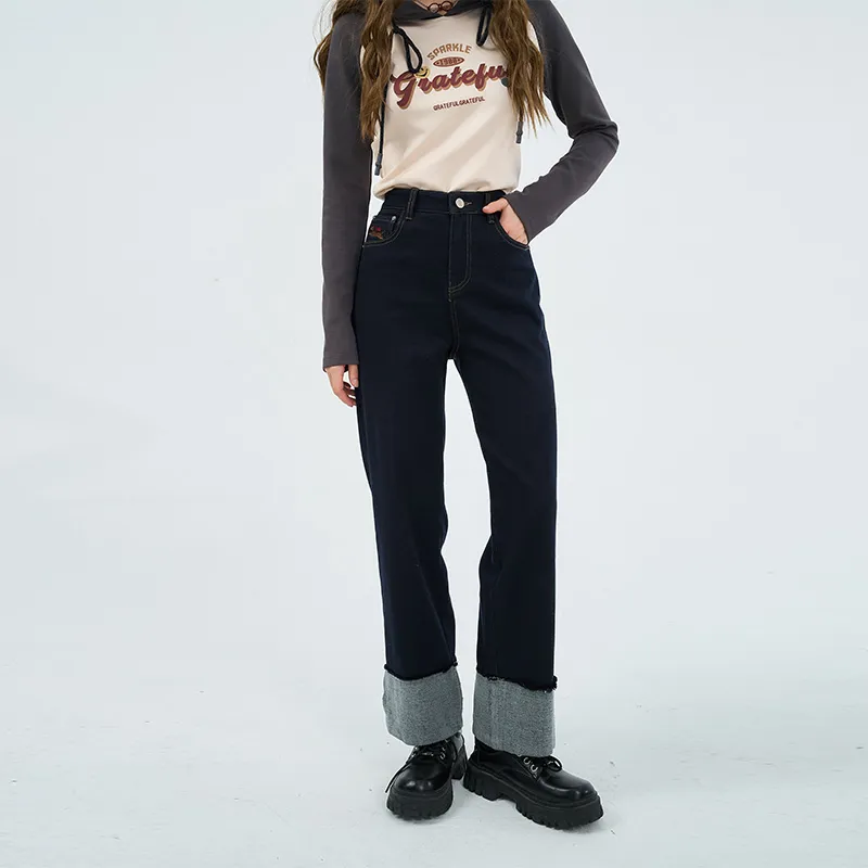 ELF SACK Jeans Women's Dark Blue-2
