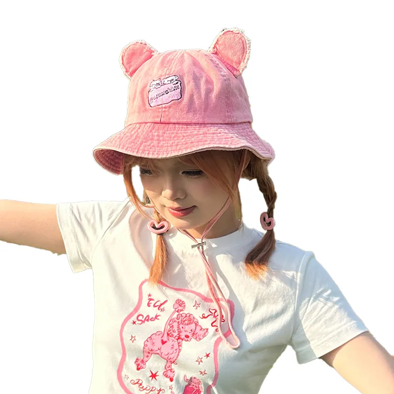 ELF SACK Cotton Bucket Hats Women's-8