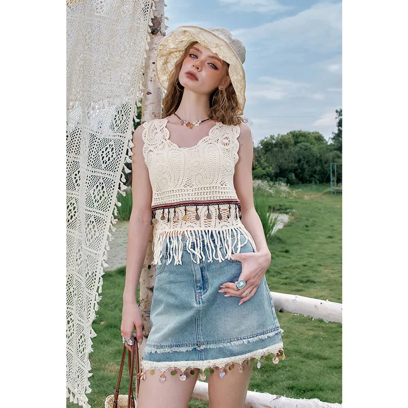 ELF SACK Two Piece Skirt Sets Women's-26