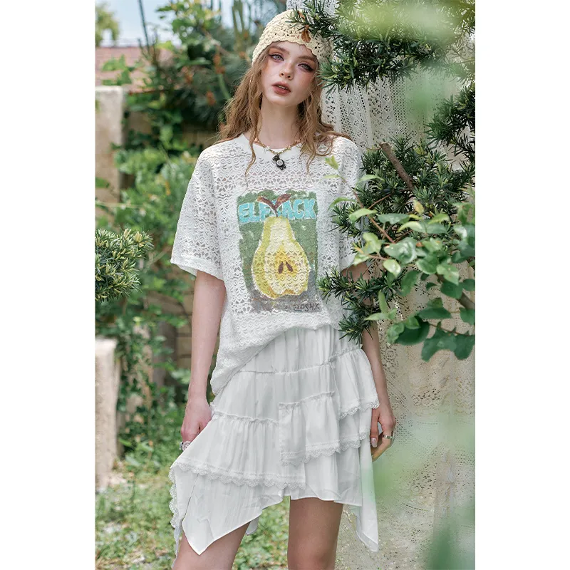 ELF SACK Two Piece Skirt Sets Women's-4
