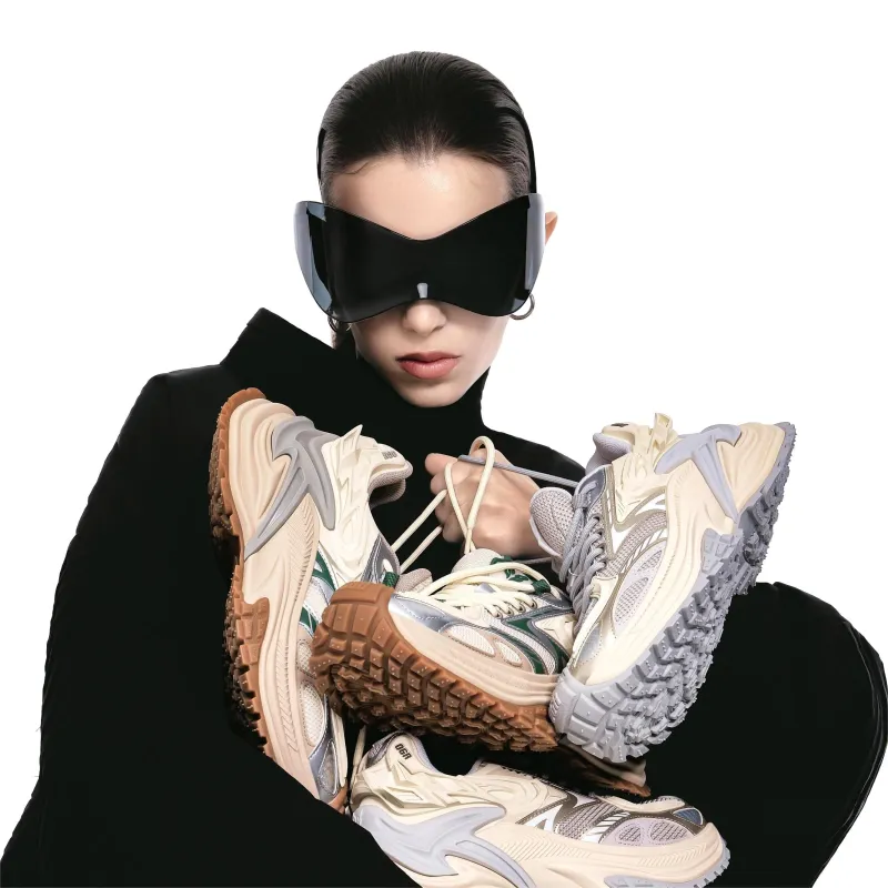 OGR Low-Top Running Shoes Unisex Light Dune-12