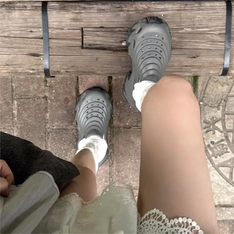 OGR DragonSpike Couple Clog 5cm Unisex Gray OG Grey-9