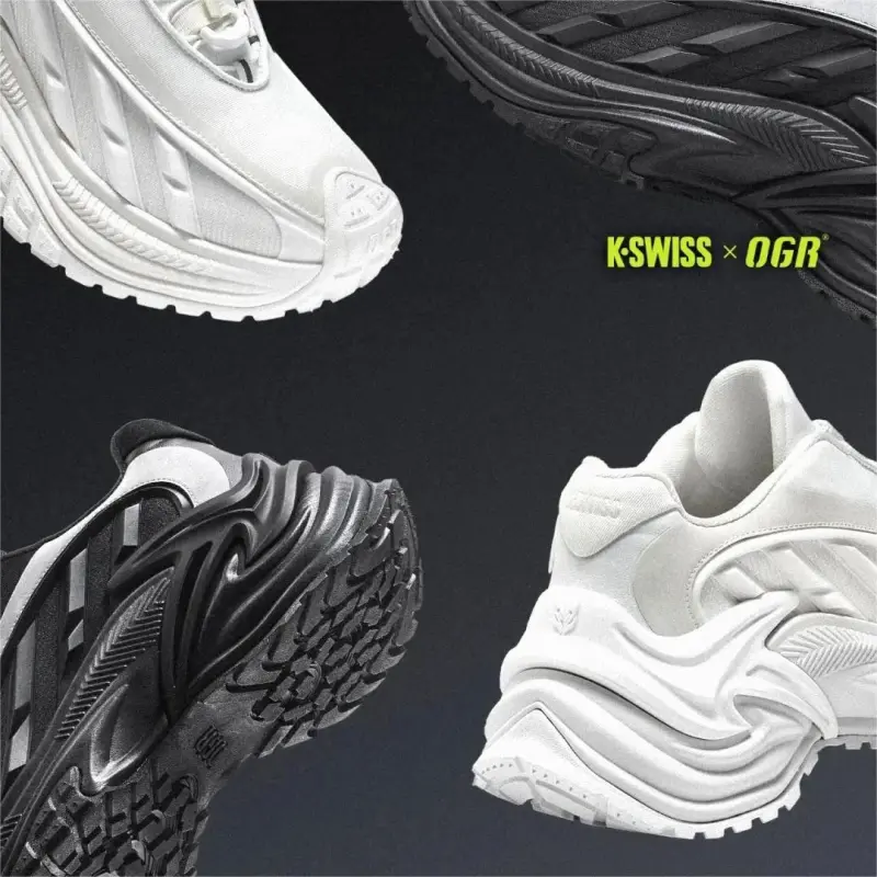 KSWISS x OGR Low Top Running Shoes Unisex Black-7