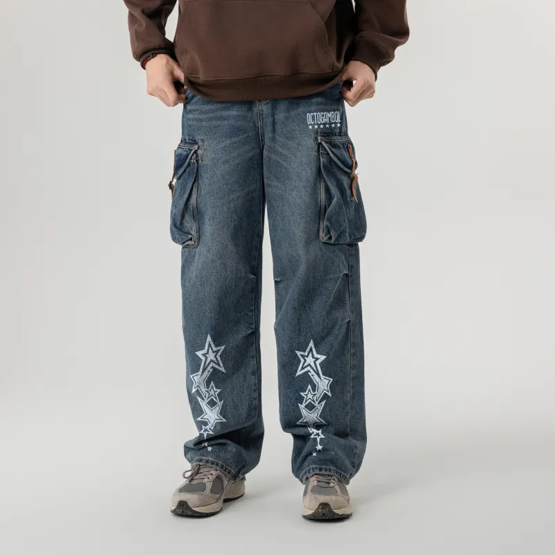 OCTO GAMBOL Jeans Unisex Blue-7