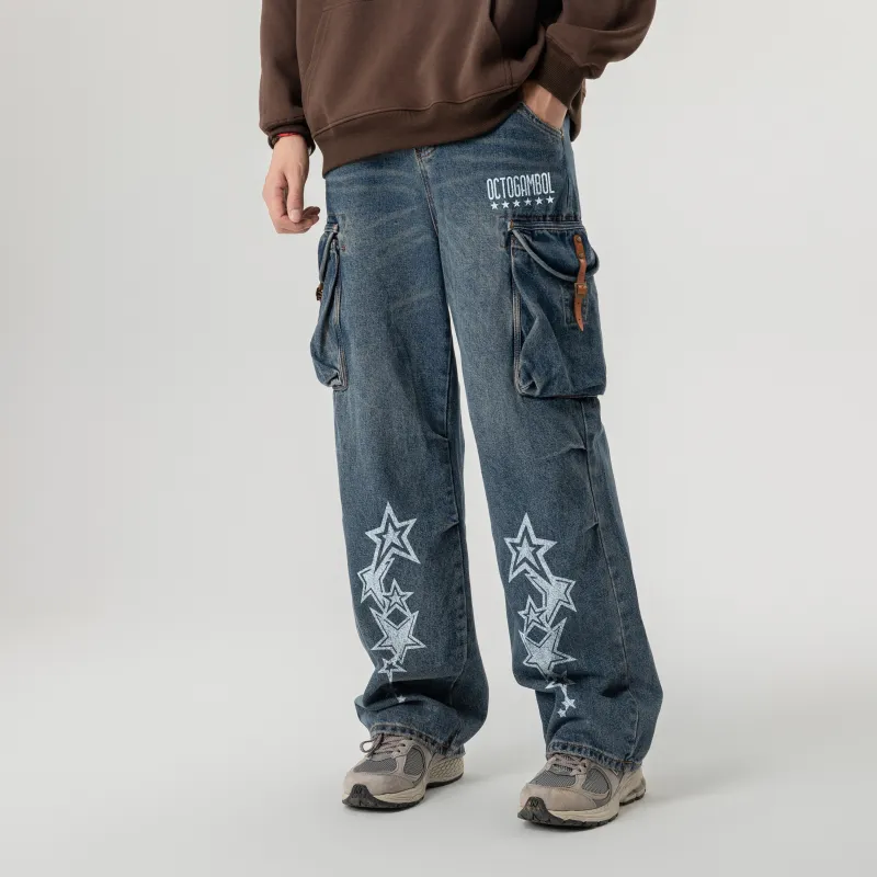 OCTO GAMBOL Jeans Unisex Blue-6