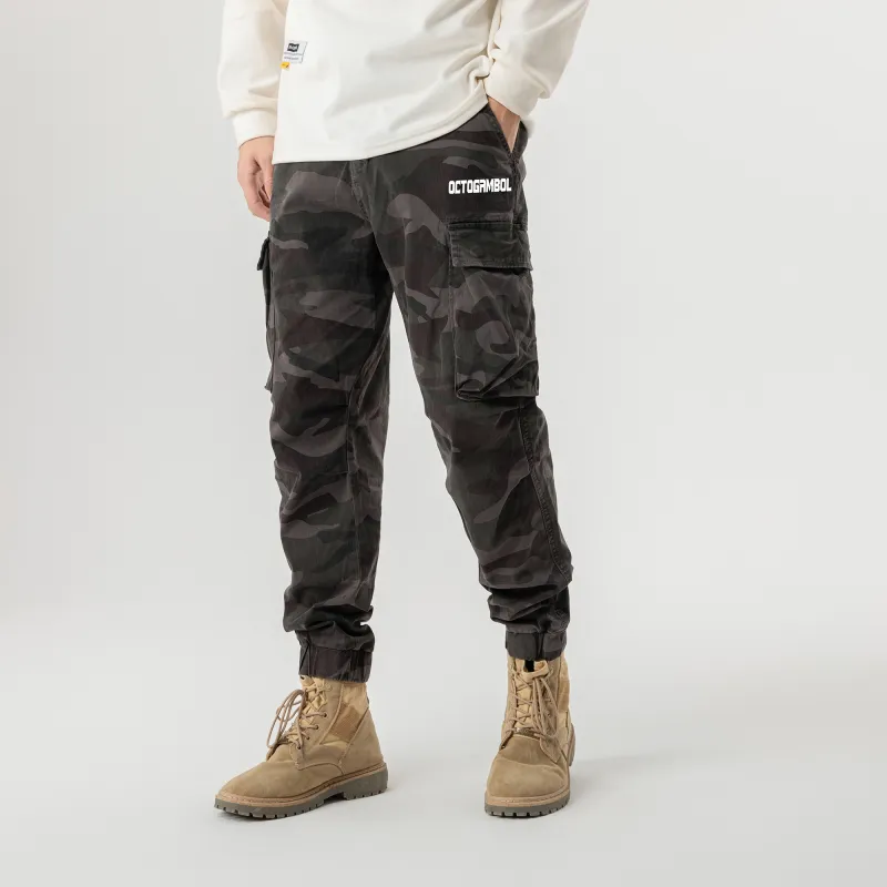 OCTO GAMBOL Casual Pants Unisex Army Green-6