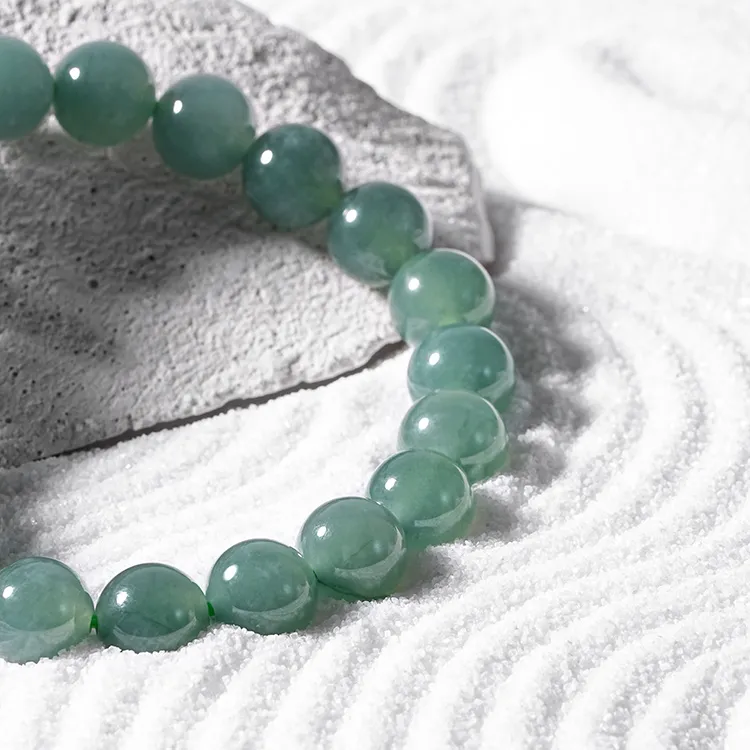 EZRA Ice Glutinous Jadeite Bracelets Unisex-4
