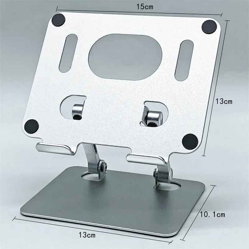 LZL Tablet Stands Aluminum Alloy Desktop Elevating Foldable Live Streaming And Binge Watching IPad-8