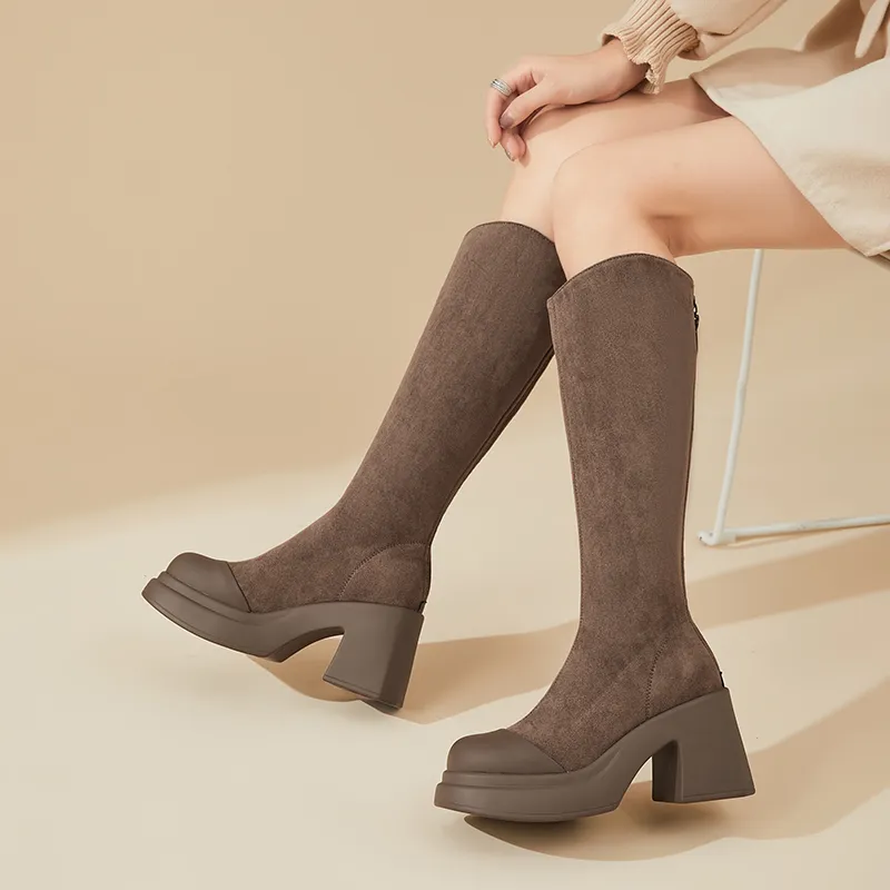 DAPHNE Knee-high Boots 8.5cm Women's-11