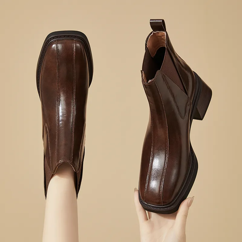 DAPHNE Short Chelsea Boots 6cm Women's-19