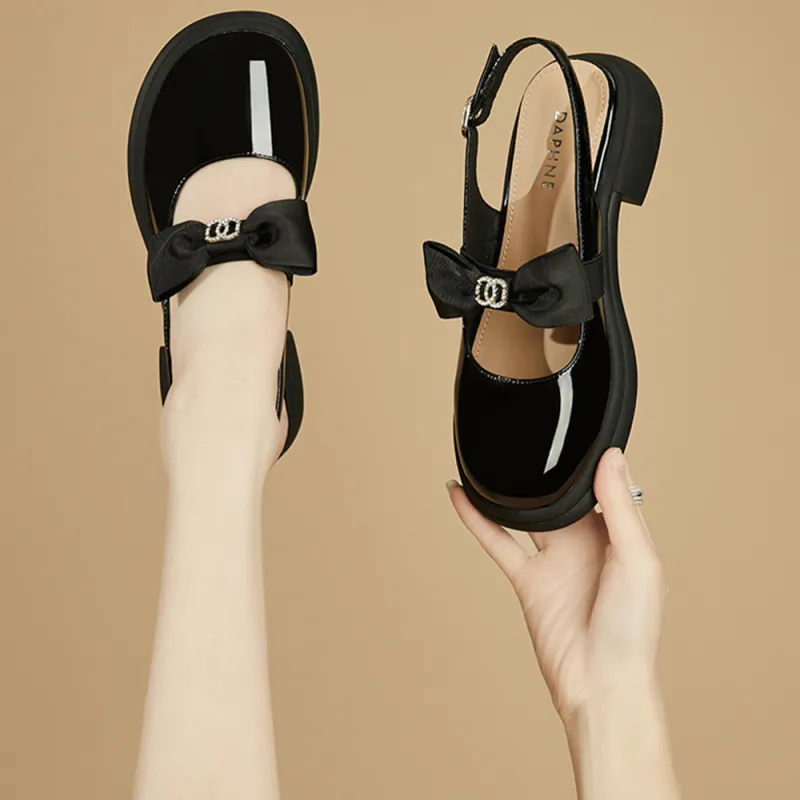DAPHNE Block Heel High Heels 3.5cm Women's-5