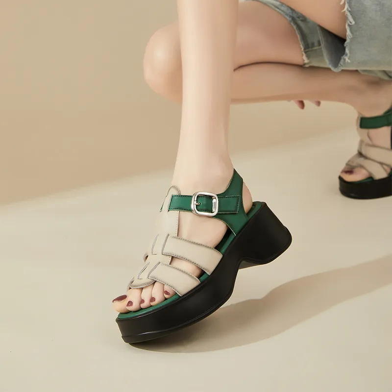 DAPHNE Roman Sandals 5.8cm Women's-8