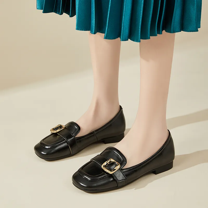 DAPHNE Loafers Women's Black/Ecru-3