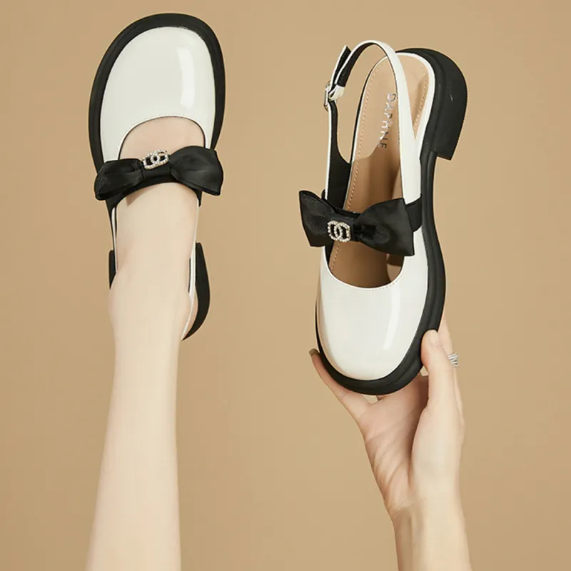 DAPHNE Block Heel High Heels 3.5cm Women's-1