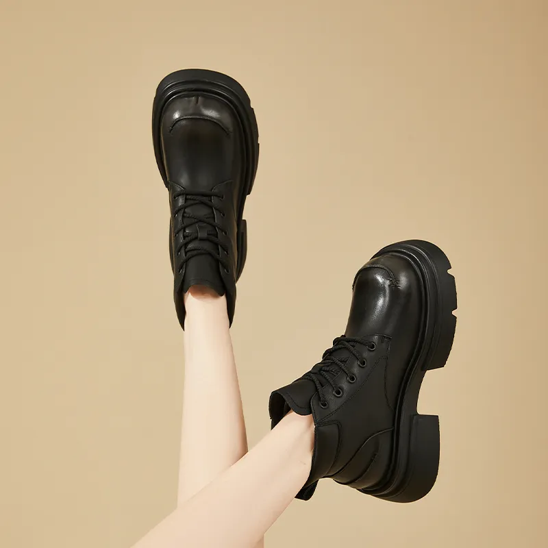 DAPHNE Ankle Boots Women's Black/Brown-4