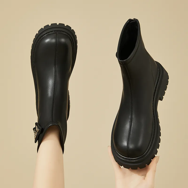 DAPHNE Ankle Boots Women's Black/Yellow-5