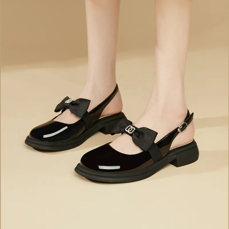 DAPHNE Block Heel High Heels 3.5cm Women's-4