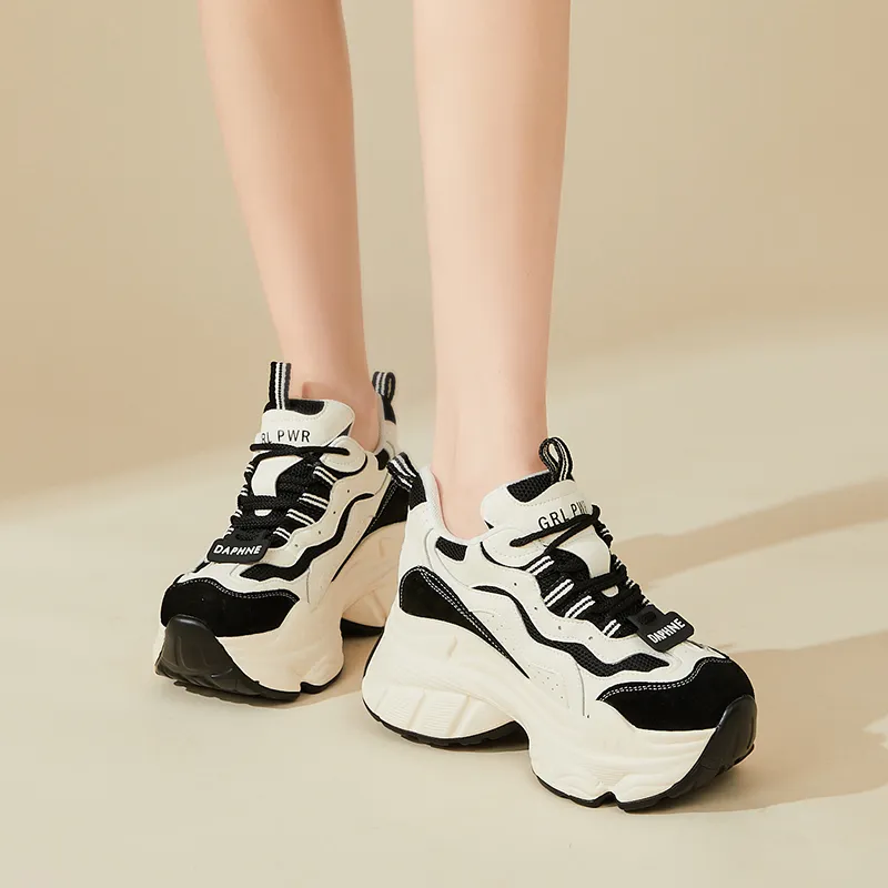 DAPHNE Low Top Chunky Sneakers 5cm Women's-5