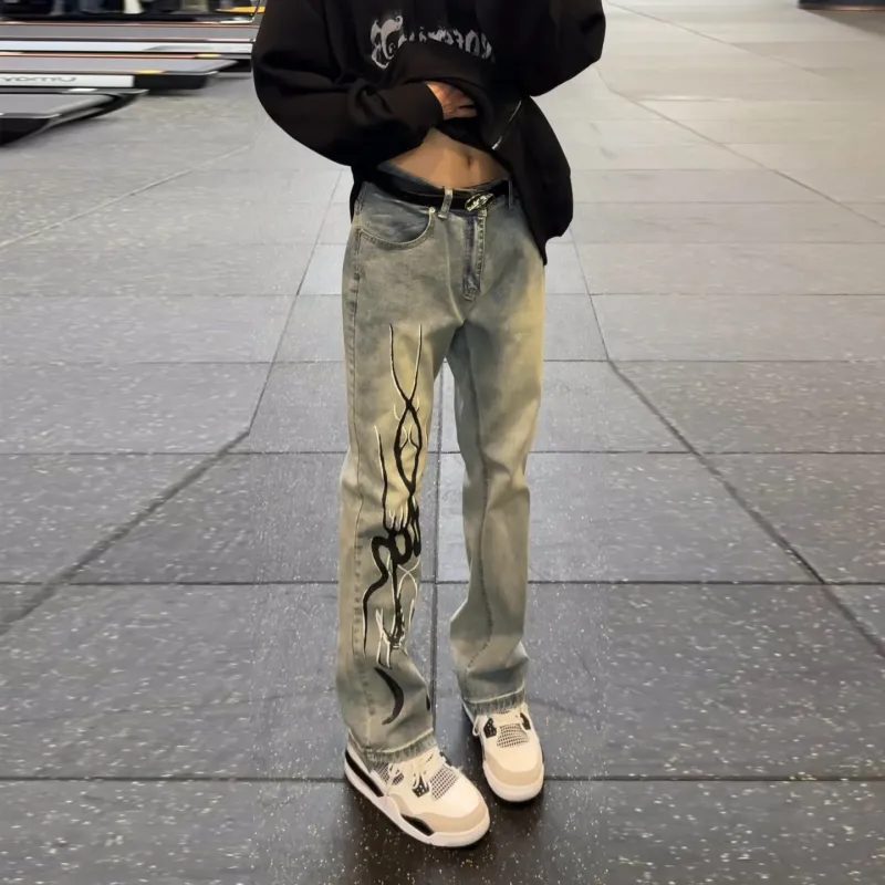 PAINT STAIN Jeans Unisex-3