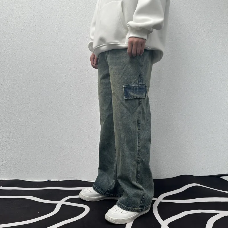 Kudamm Jeans Unisex Vintage Blue-3