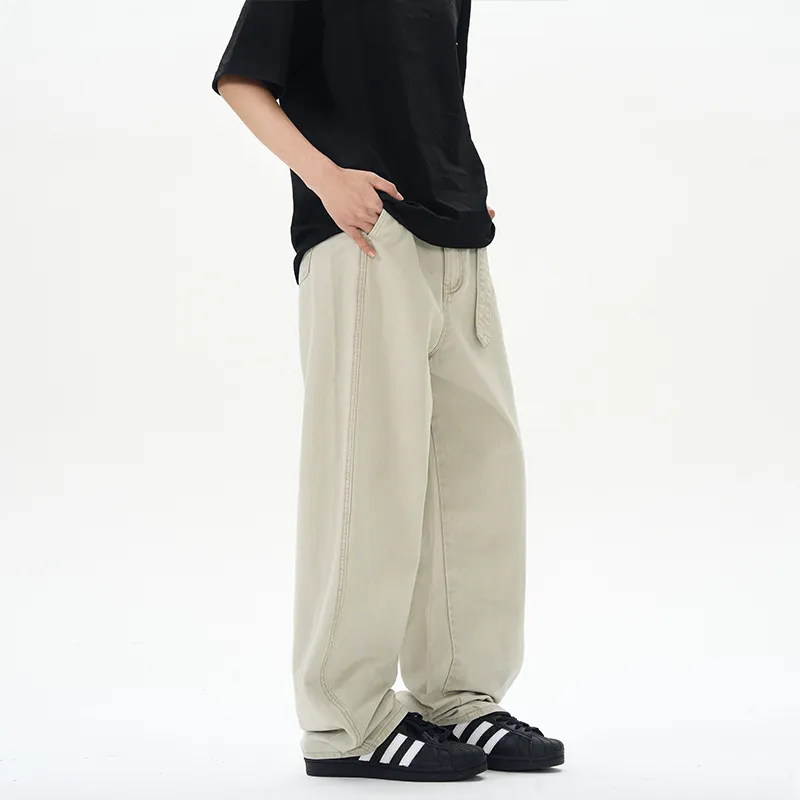Kudamm Jeans Unisex Elegant Apricot-3