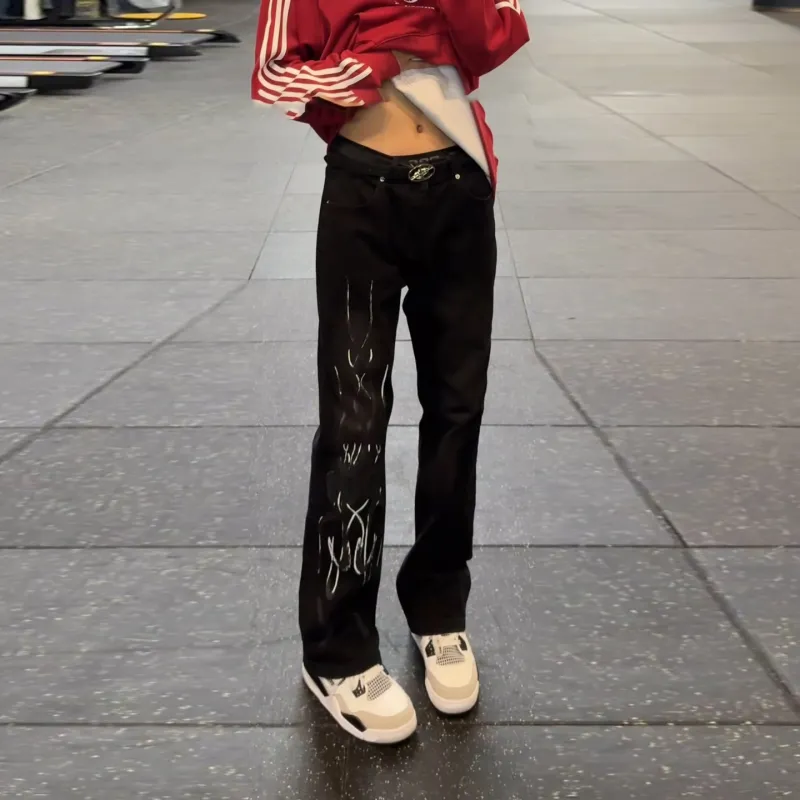 PAINT STAIN Jeans Unisex-11