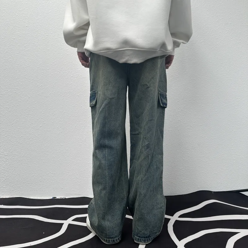 Kudamm Jeans Unisex Vintage Blue-4