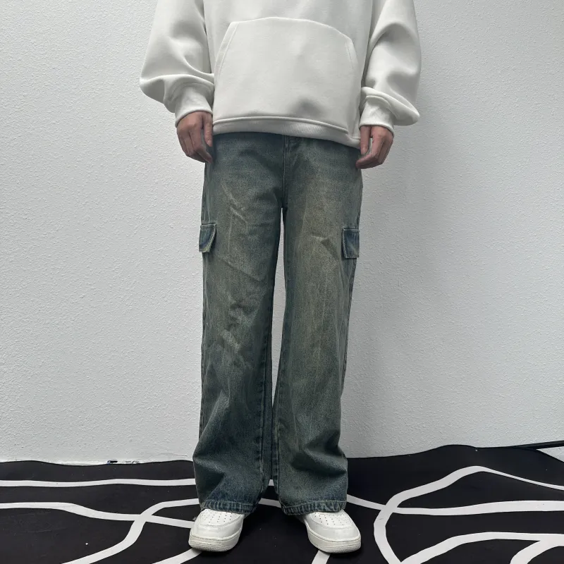 Kudamm Jeans Unisex Vintage Blue-2