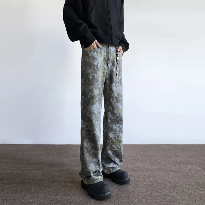 Kudamm Jeans Unisex Gray Green-3