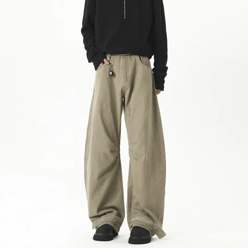 Kudamm Jeans Unisex Khaki-5
