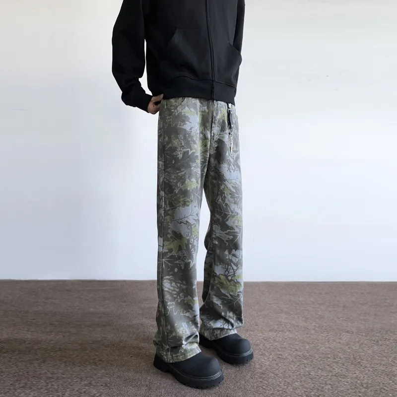 Kudamm Jeans Unisex Gray Green-5