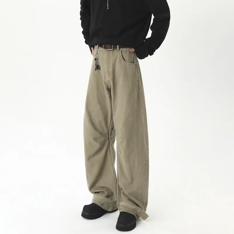 Kudamm Jeans Unisex Khaki-4