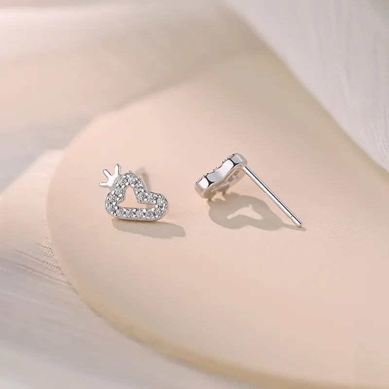 NVBBK 999 Fine Silver Stud Earrings Women's-2