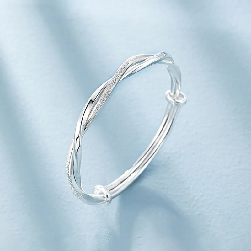 NVBBK Sterling Silver Bangle For Women's Women's-1