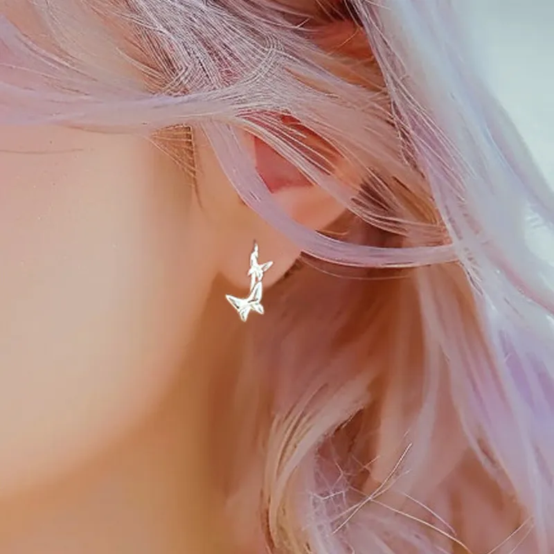 NVBBK Sterling Silver Earrings Women's-4
