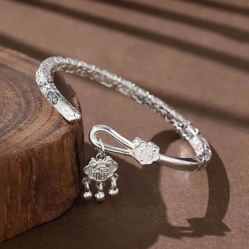 NVBBK 999 Fine Silver Bangles Women's-1