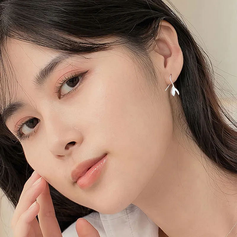 NVBBK Sterling Silver Earrings Women's-3