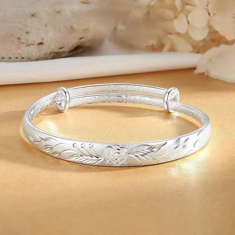 NVBBK 999 Fine Silver Bangles Women's-2