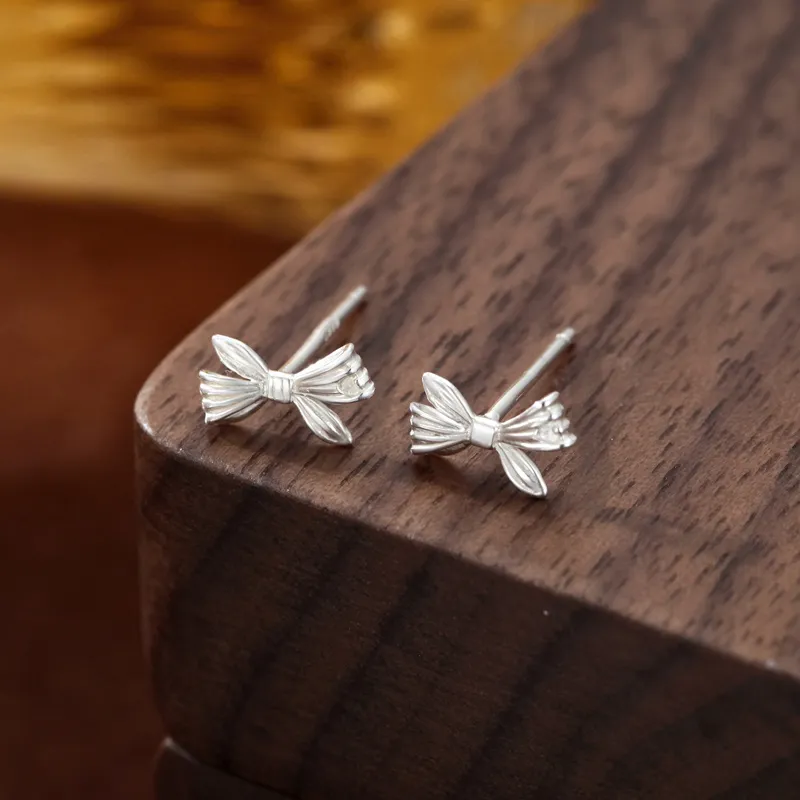 NVBBK 999 Fine Silver Stud Earrings Women's-3