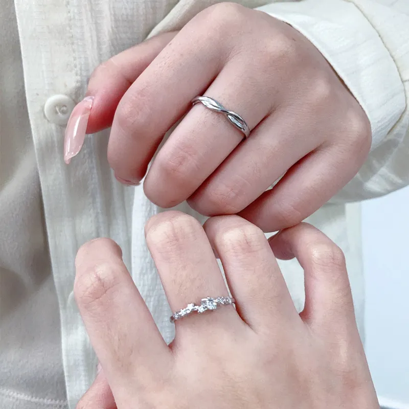 NVBBK Sterling Silver Rings Unisex-3
