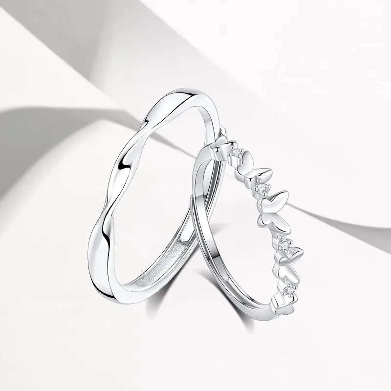 NVBBK Sterling Silver Rings Unisex-1